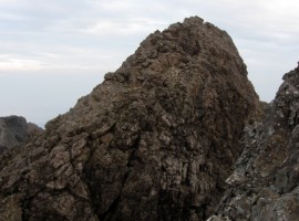 Looking back at Sgurr Alasdair