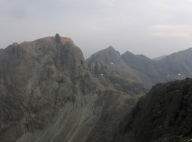 The In Pinn high above the An Stac screes