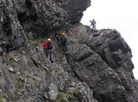 Traversing Hart's Ledge