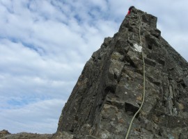 Further up the In Pinn