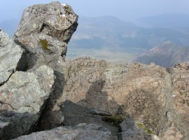 By the Bolster Stone at the top of the In Pinn