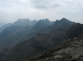 Looking back south-east towards the Dubhs