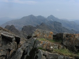 Looking north-east from Sgurr a' Ghreadaidh