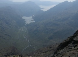 View south-east from Eag Dubh