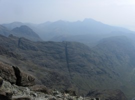 From Eag Dubh looking east over Druim nan Ramh
