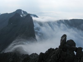 A misty Coire a' Bhasteir