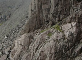 Mist above the Great Stone Shoot below Sgurr Alasdair