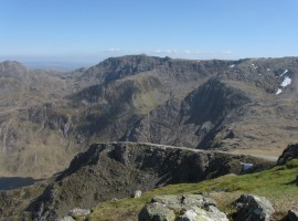 View ESE from Y Garn