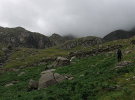 Approach to Crib Goch