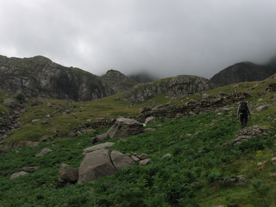 Approach to Crib Goch