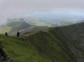 View from Snowdon summit