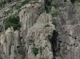 Two climbers in Llanberis Pass